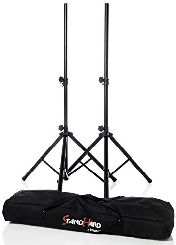 Bespeco SH70N - Coppia Di Speaker Stand con Borsa