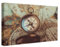 CCRETROILUMINADOS Kretroiluminos Weltkarte Antik Rahmen Retro mit Licht, Metacrylat, Mehrfarbig, 60 x 80 cm