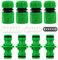 YAAVAAW 8 Pack Garden Hose Connector - Contains 4 Pack Hose End Connector & 4 Pack Double Male Hose Connector Extender, Fitting for 1/2 inch (15mm) Hosepipe End Quick Connect & Repair