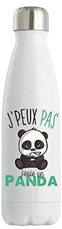 Botella isotérmica no puedo panda