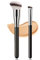 2pcs Pinceau Fond de Teint et Pinceau Anticernes, Pinceau Fond de Teint Fluide Professionnel pour Mélange Liquide, Crème, Poudre, Fard à Joues ou Anticerne, Parfait Pour Maquillage du Visage