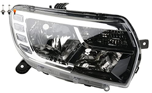 Johns, Scheinwerfer passend für Dacia Logan MCV II 01/17- rechts + Leuchtmittel