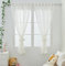ALAVYA HOME® Vorhang Schlaufen (2 St) Lichtschutz I 100% Bio-Baumwolle GOTS zertifizierter I Vorhänge 100 x 150 cm Kurz 2er-Set für Kinderzimmer, Wohnzimmer Schlafzimmer mit niedlicher Schleife
