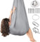 tylxayoxa Juego de hamacas de yoga aéreas, columpio aéreo para yoga, columpio de nido, columpio de yoga, columpio de hammock swing 200 kg, capacidad de carga máxima con herrajes, ejercicios