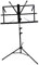 Vaguelly Sheet Folding Music Tripod Stand Ukulele Brackets Guitar Hanger Wall Mount Guitar Rack Plate Stands for Display Trombone Stand Foldable Bass Guitar Portable Music Stand Music Black
