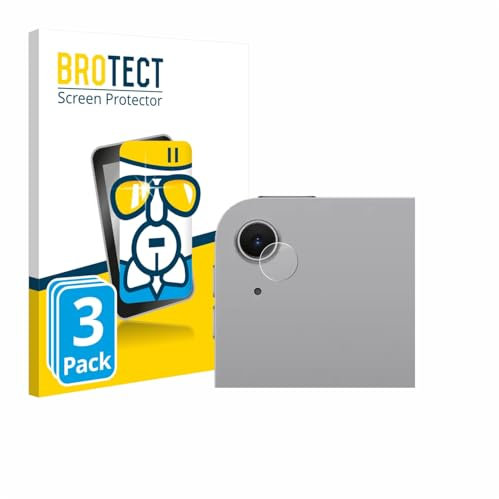 BROTECT 3 Stück Schutzglas für Apple iPad Air 11 WiFi 2025 (NUR Kameraschutz) Schutzfolie Panzer Folie Glas Displayschutz Made in Germany [ 9H, Anti-Fingerprint]