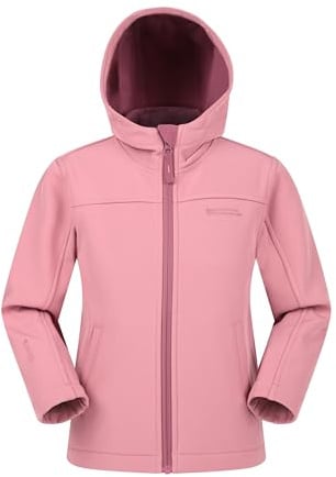 Mountain Warehouse Exodus Kids Softshell Jacket Light Pink 9-10y