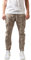 URBAN CLASSICS Pantalón jogging Camo Cargo con bolsillos de parche laterales y traseros, ajuste holgado, estampado camuflaje, cintura cordón, puños elásticos, color Beige Camo, talla 38