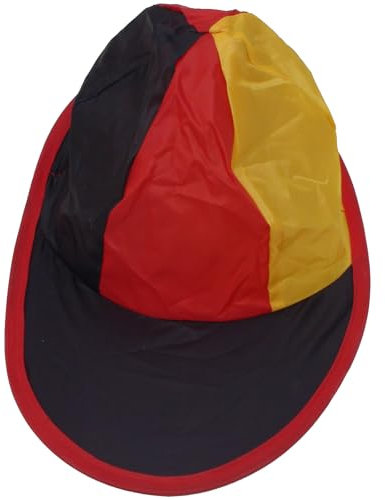 Spassprofi 6 x Hut Deutschland faltbar Fußballhut Mütze Kappe Käppie Fanartikel Fussball