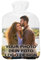 Customizable Hot Cold Water-Bottle with Soft Fleece Cover Water-Bag 2 litreWhite Your Text/Image [092]