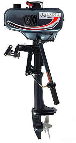 OU BEST CHOOSE 3.5PS 2-Takt Außenborder Bootmotor Wassergekühlt Benzinmotor Außenbordmotor Fishing CDI System