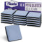 Filzada® 16x Piedini per mobili autoadesivo in Teflon - 50 x 50 mm (quadrato) - Scivoli per mobili professionali/scivoli per tappeti in PTFE (Teflon)