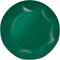 Zeus Party Piatti Piani Carta Plastificata Tinta Unita con Bordi Ondulati 25cm (Verde Scuro)