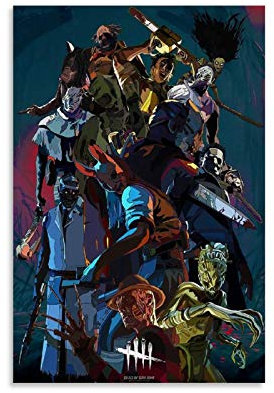 BGTS Dead by Daylight Leinwand Kunst Poster und Wandkunst Bilddruck Moderne Familienzimmer Dekor Poster 08x12inch(20x30cm)