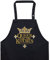 EXPRESS-STICKEREI Kochschürze Damen: QUEEN OF THE KITCHEN - bestickte Schürze verstellbar für Oma/Mama mit Spruch Frauen Schürze mit Tasche für Koch Königin - Sporttasche Mama