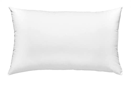 sleepling Faserkissen, Inlet Sofakissen, Zierkissen und Dekokissen, 50 x 75 cm, atmungsaktiv, waschbar 60 Grad, Ökotex, Made in EU, weiß