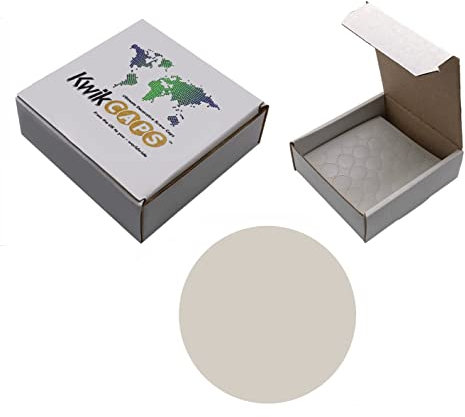 KwikCaps Screw Hole Covers and Head Covers, Self-Adhesive 14mm Trade Box of 625 PVC Screw Stickers, Light Grey/Natural Grey/Gris Azulado