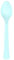 Amscan 9915409-207 - Pastel Mint Green Eco-Friendly Re-usable Dishwasher Safe Plastic Party Spoons - 24 Pack
