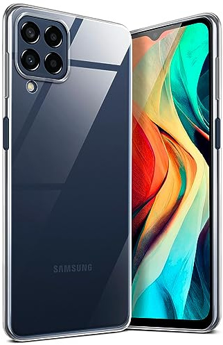 moex für Samsung Galaxy M33 5G Hülle Durchsichtig, Silikon Handyhülle Transparent, Clear Case Ultra Slim, Backcover Schutzhülle Dünn, Silikonhülle Minimalistisch, Aero Case, Klar