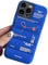IAIYOXI Puffer Case with Sports Shoes Brand Design for iPhone 13 Pro Max,Sneakers Ins White or Black Label Soft Cover-Blue Puffy Cover for iPhone 14 13 12 11 Pro Max Plus X XS XR 7 8 (Blue)
