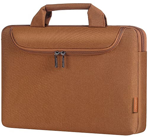 DOMISO 17 Pouces Imperméable Housse de Protection Ordinateur Portable Sacoche Pochette pour 17-17.3 Notebook / 17.3 HP Pavilion 17 Envy 17 / Dell/Lenovo/Acer/MSI/ASUS, Couleur Caramel