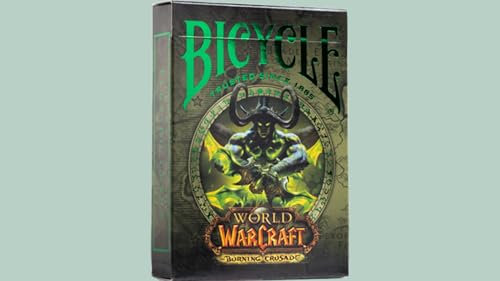 Murphy's Magic Supplies, Inc. Spielkarten, Bicycle World of Warcraft #2, Cardstock, Gold, tragbar, Unisex, Made in USA, klassischer Stil, 1 Deck