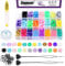 Swpeet 774Pcs 24 Colors Beads for Hair Braids Kit, Hair Beaders Rubber Bands, Including Candy Pony Beads, Elastic Rubber Bands, Quick Beaders for Kids Hair Braids, Scissors and Bead Thread