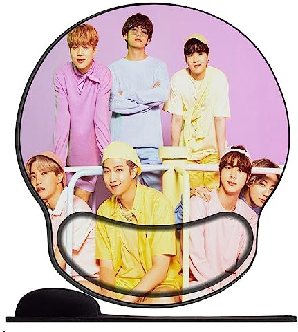 Gel Mauspad ergonomische Handgelenkauflage Boy BTS Sty94 Office Komfort Mousepad Handgelenkpolster Handauflage Gelkissen Gelpolster für Computer Laptop Notebook
