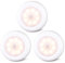 STAR-SPANGLED Motion Sensor Lights Indoor, Cordless Stick on LED Puck Lights AA Battery Powered for Under Cabinet, Cupboard, Wardrobe, Stairs, Closet, Kitchen, Hallway (3.1inch, Warm White, 3 Pack)