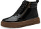 MARCO TOZZI Damen Stiefeletten zum Schnüren Gefüttert mit Reißverschluss, Schwarz (Black Patent), 41 EU