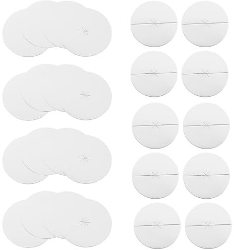 150 Stück Kerzen Tropfschutz Papier, Tragbare Kerzenhalter Für Gottesdienste, Weihnachten, Kommunion, 8Cm Durchmesser