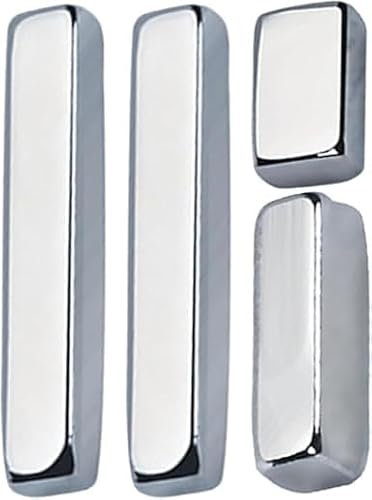 4Pcs Silver Double Head Magnetic Wand for 3d Cats Eyes, Multifunctional and Strong Nail with Long Strip Magnet for DIY Manicure - Gel nail Polish Art Tools Sets Beauty and Personal Care