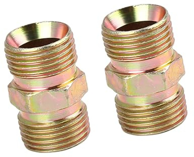 A ABSOPRO 2pcs M18 x 1.5mm vers M18 x 1.5mm Adaptateur raccord Tuyau Voiture Remplacement d'article