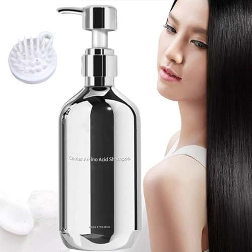 Tgideas Caviar Aminos Acids Shampoo, Caviar Shampoo and Conditioner, Tgideas Collagen Hair Treatment Deep Repair Condition, Shampoo Con Extracto De Caviar Tgideas (Shampoo)