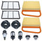 XEBRAD Luftvorfilterreiniger mit Kraftstofffilterleitungssatz, Rasenmäherersatz, for STIHL, TS410 TS420 4238-140-1800 4238 140 4401 42381410300B Luftreiniger für Rasenmäher