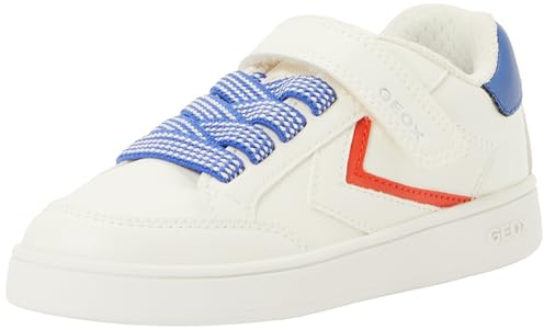 Geox Junior J Eclyper Boy Sneakers White/Lt Red, 37 EU