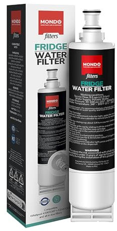 MONDO, Wasserfilter für Kühlschrank, kompatibel mit Whirlpool, Kenmore, Kitchenaid, Maytag, Thermador,4396508P, 4396508, SBS002, S20BRS, 481281729632, 461950271171, 481281728986