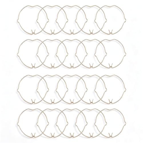 HERCHR 20 Stück Rückhaltelampen für Federringe, Cold Clip Clips, MR16 Downlight Reprocessing Spring Clips Handwerk für Spotlight Fixing Blub