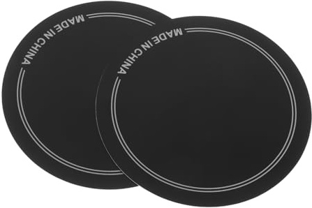 ULDIGI 2 Stück Teiliges Drum Head Protector Pad Einfache Installation Bassdrum fellschutz für Übung und Performance Kompatibel mit Verschiedenen Schlagzeugmarken Langlebiger