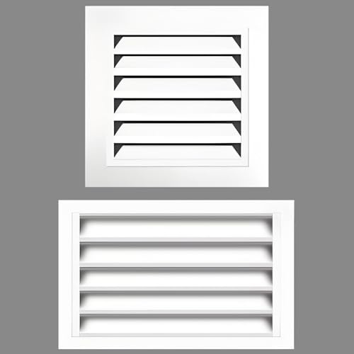 Generico 500x500mm Griglia di Aerazione Quadrata Alluminio, Copertura per Sfiato per Il Miglioramento della Casa, per Raffreddamento E Ventilazione(12in*12in/300mm*300mm)