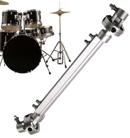 Doppelter Bassdrum-Pedal-Anschluss – 25,5 x 2 cm, Ersatz für Gestänge, doppelte Antriebswelle aus Legierung | langlebiges Drum-Pedal für Tritt, Instrument, Studio, Aufnahme, Spekt