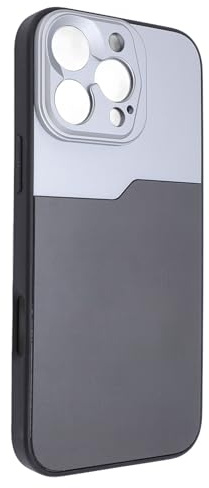 aqxreight Handyhülle mit 17-mm-Gewinde für 16 Pro, Aluminium-PC-TPU-Schutzhülle mit 17-mm-Objektivhalterung für Makro-Teleobjektive, Fisheye-Objektive, Schlankes, Leichtes Design für Verbesserte
