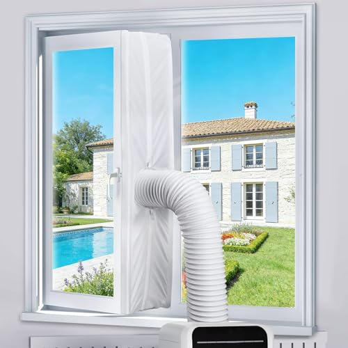 Guarnizione per Finestra per Condizionatore D'aria, Guarnizione Universale Finestre Per Condizionatore, Portatile Climatizzatore per Finestre Kit per Finestre a Battente, Lucernari (3m)