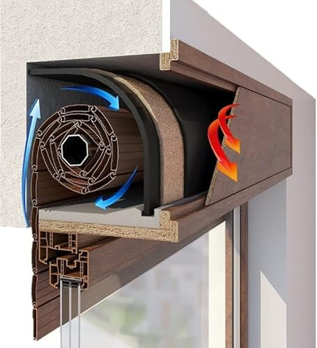 FuturaZeta - Kit MISTRAL Plus Isolamento ACUSTICO e Termico 1 Metro Cassonetto Avvolgibili Tapparelle