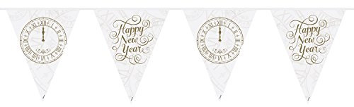 Folat Wimpelkette Silvester Happy New Year 10m