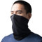 HYSENM Cache Cou Été en Soie Tour de cou moto Cool Tour de Cou Frais Respirant Anti-UV Foulard Élastique Bandana Noir Randonné Cyclisme Moto Pêche Golf Noir