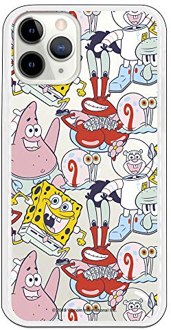 Schutzhülle für iPhone 11 Pro, offizielle Spongebob Charaktere zum Schutz Ihres Handys. Flexibles Silikon-Schutzhülle mit offiziellen Nickelodeon-Lizenzprodukt.