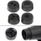 Dichtungsringe für Anhängerstecker, 4 Pack, in Schwarz, aus Gummi, Ersatz Dichtung für 13 pol und 7 pol Anhänger Stecker, Dichtring Rückseite Adapter, Hänger Steckdose Dichtungsendstück, Dichtungsset