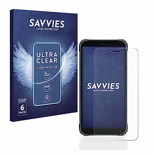 savvies Protection Ecran pour Blackview BV4900 Pro (6 Pièces) - Film Protection Ultra Clair