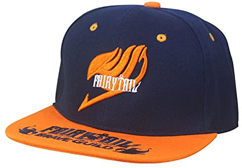 WANHONGYUE Cartoon Anime Gestickte Baseball Cap für Damen Herren Verstellbar Baseballkappe Trucker Mesh Cap Sommer Sonnenhut Mütze Fairy Tail
